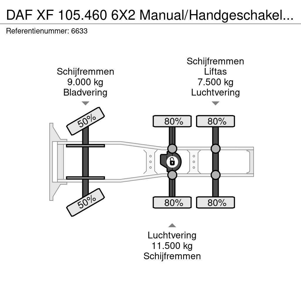 DAF XF 105.460 6X2 Manual/Handgeschakeld 25 ton NCH Sy Tractor Units