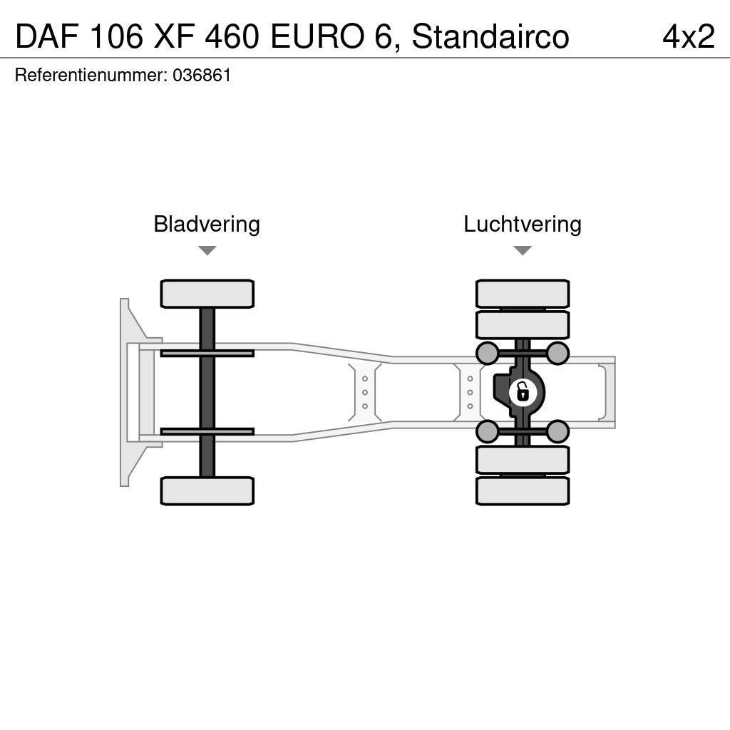 DAF 106 XF 460 EURO 6, Standairco Trækkere