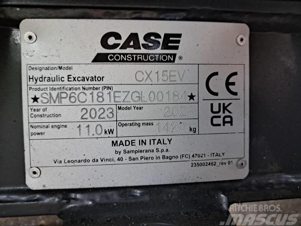 CASE CX15EV Minigravemaskiner
