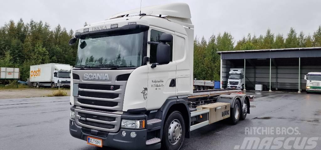 Scania G450 LB6x2*4MNB Lastbiler med containerramme / veksellad