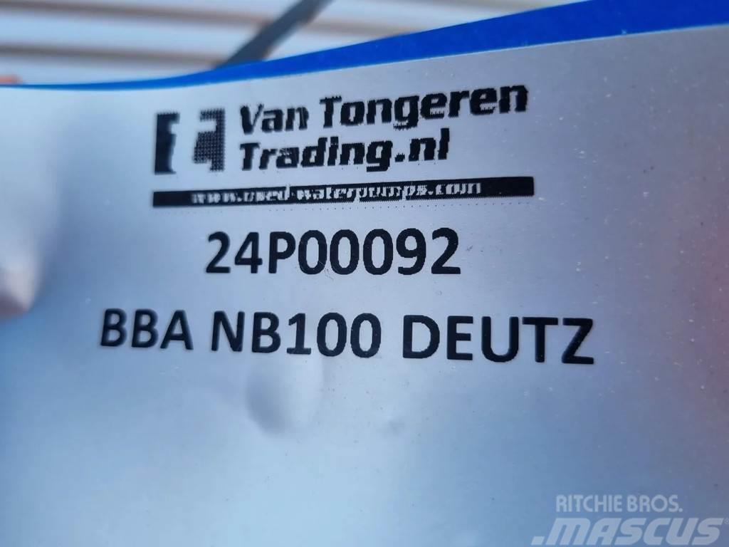 BBA NB100 + DEUTZ F2L 1011F Vandpumper