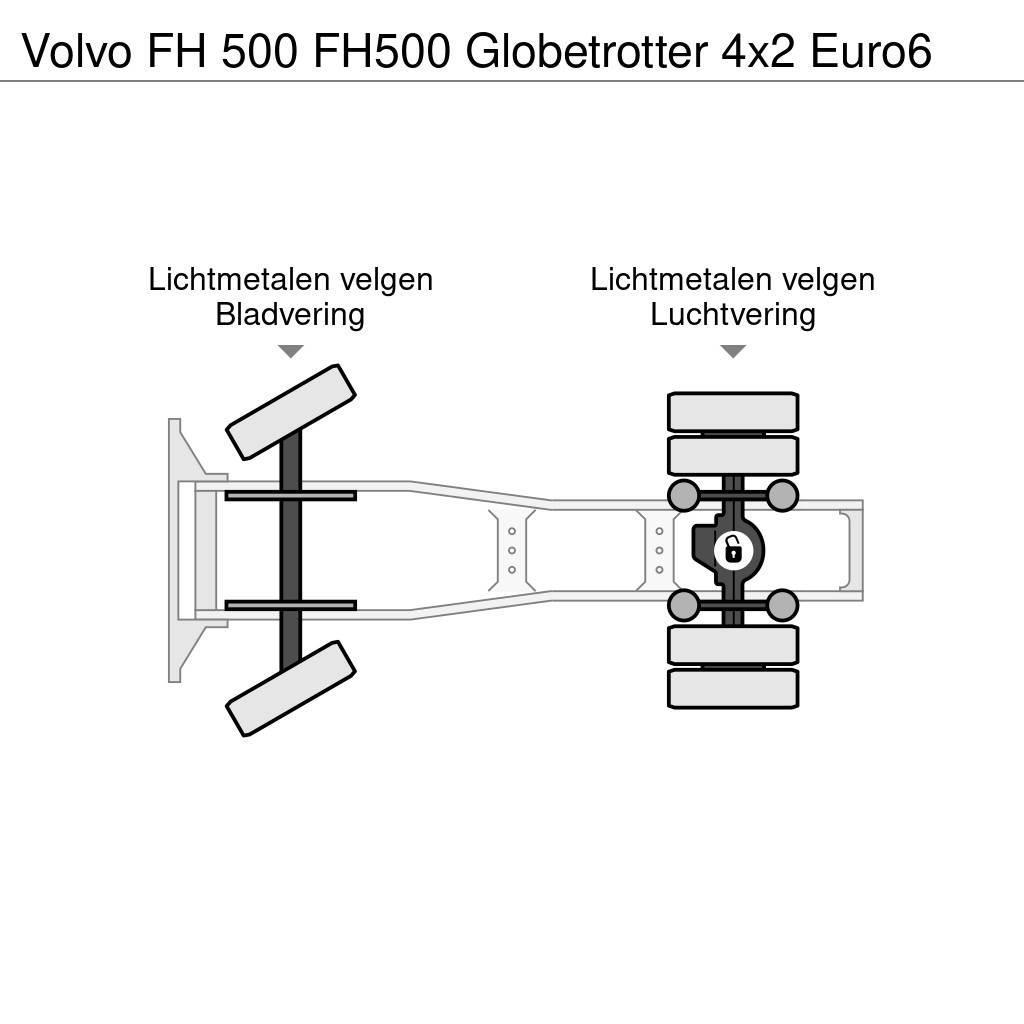 Volvo FH 500 FH500 Globetrotter 4x2 Euro6 Trækkere