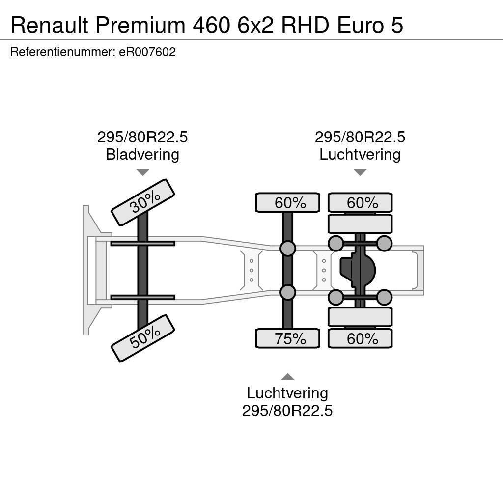 Renault Premium 460 6x2 RHD Euro 5 Trækkere