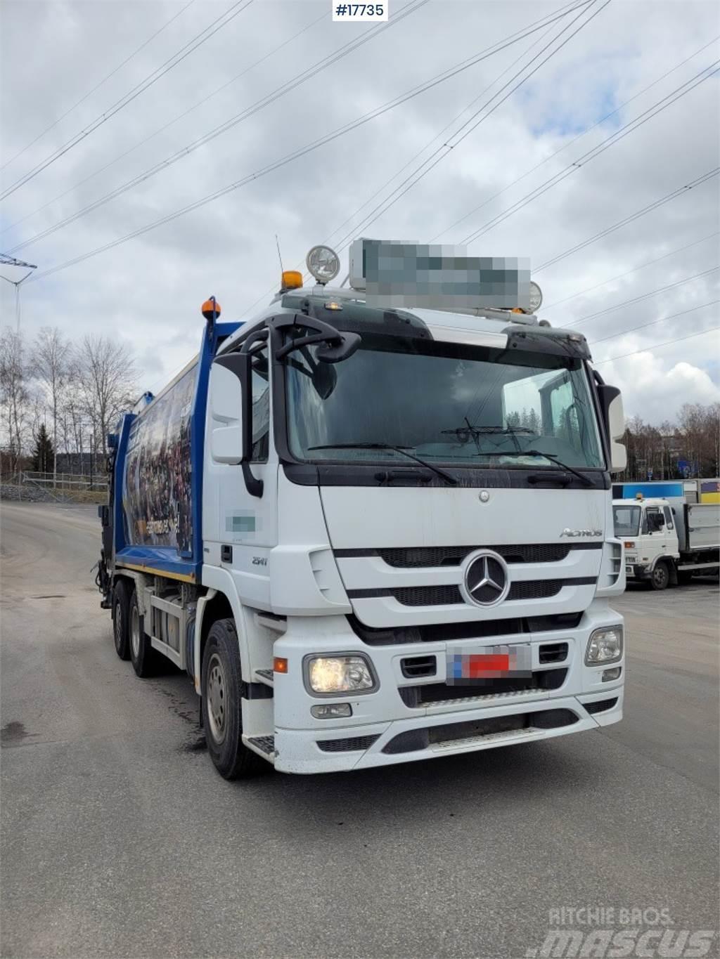 Mercedes-Benz Actros 2541 1-chamber Compactor truck w/ Joab supe Waste trucks
