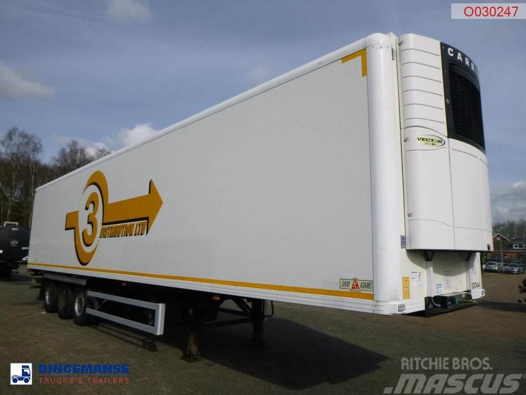  Gray Adams Frigo trailer + Carrier Vector 1850 MT Semi-trailer med Kølefunktion