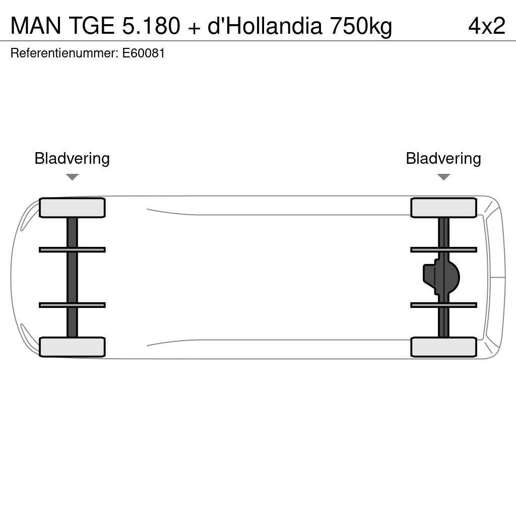 MAN TGE 5.180 + d'Hollandia 750kg Other