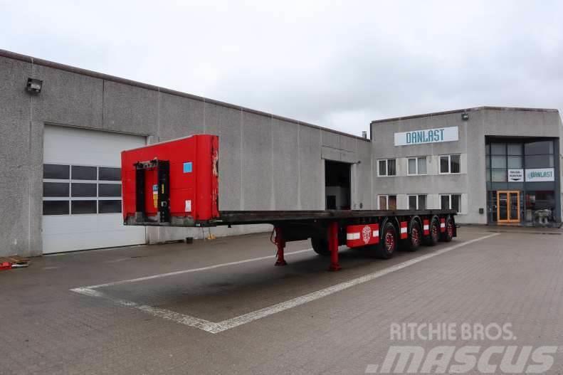 Kel-Berg 13.6 m Semi-trailer med lad/flatbed