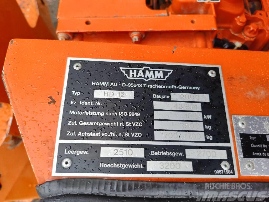 Hamm HD 12 duo wals roller Twin drum rollers