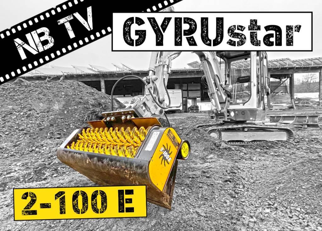 Gyru-Star 2-100E | Schaufelseparator für Minibagger Screening buckets
