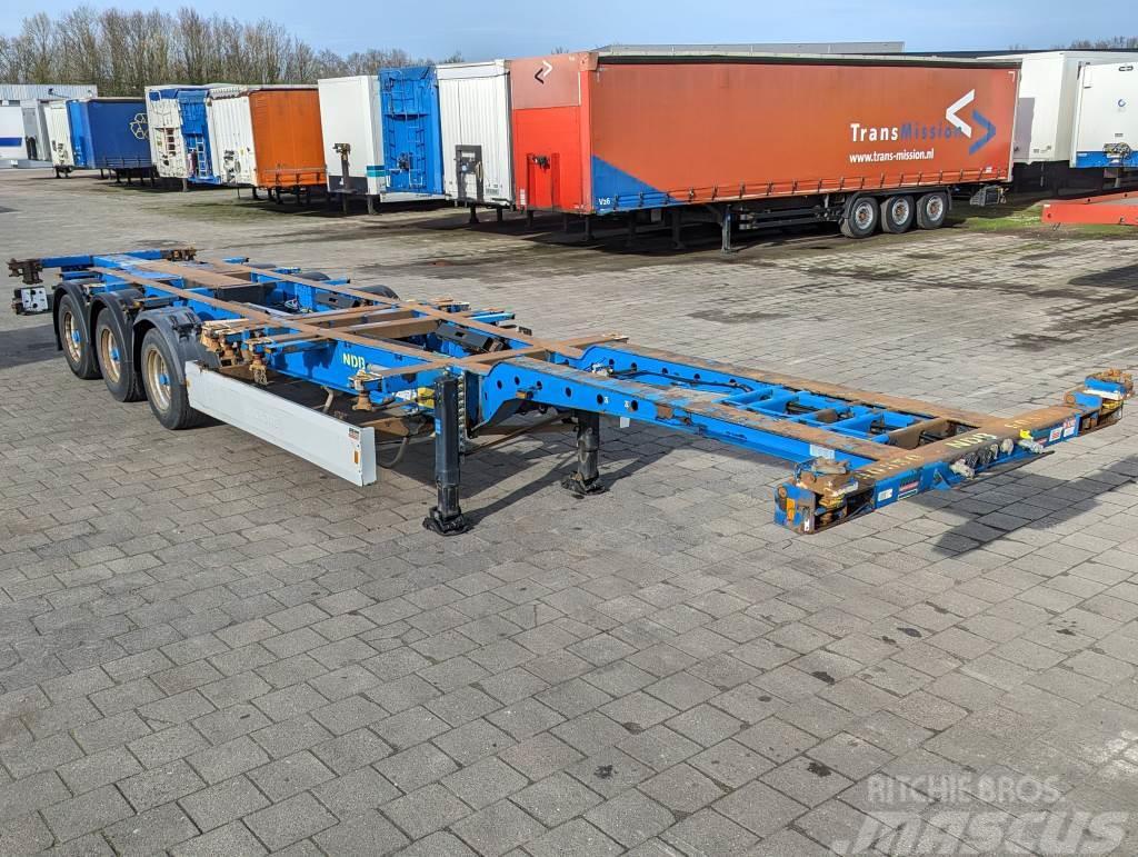 Krone SD 27 3-Assen BPW - DrumBrakes- 5640kg - All Sorts Containerframe semi-trailers