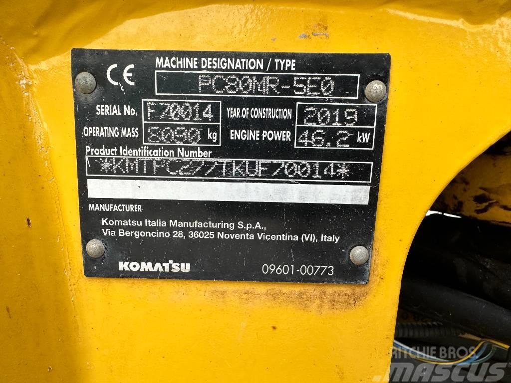 Komatsu PC80MR Midi excavators  7t - 12t