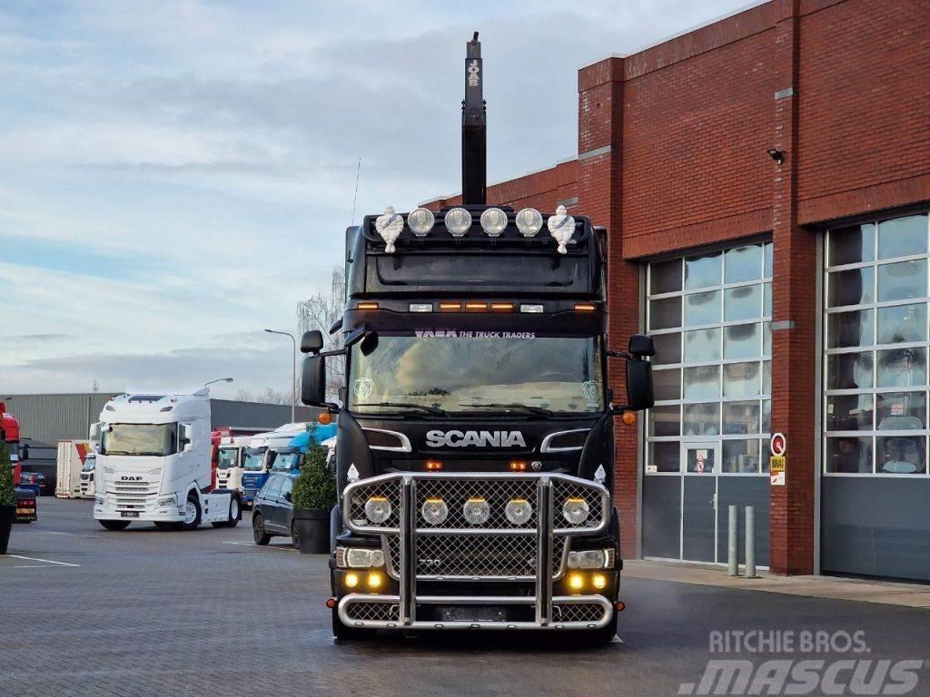 Scania R730 V8 Topline 6x2 - Hooklift 560CM - Custom in- Hook lift trucks
