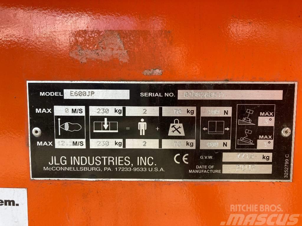 JLG E 600 JP Articulated boom lifts