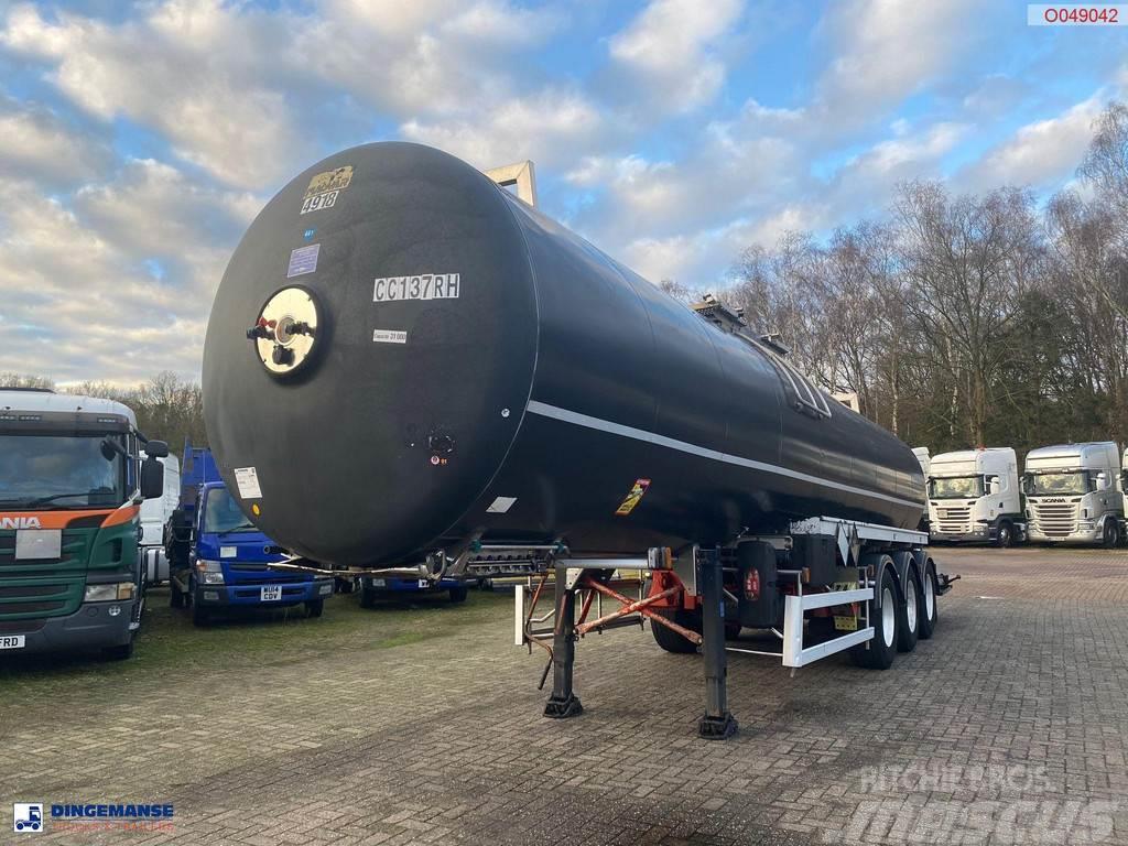 Magyar Bitumen tank inox 31 m3 / 1 comp + mixer / ADR 26/ Tanker semi-trailers