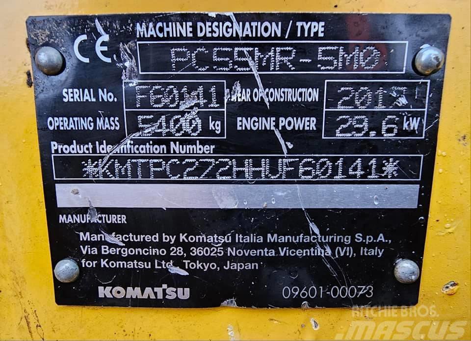 Komatsu PC55 MR-5M0 Mini excavators < 7t (Mini diggers)
