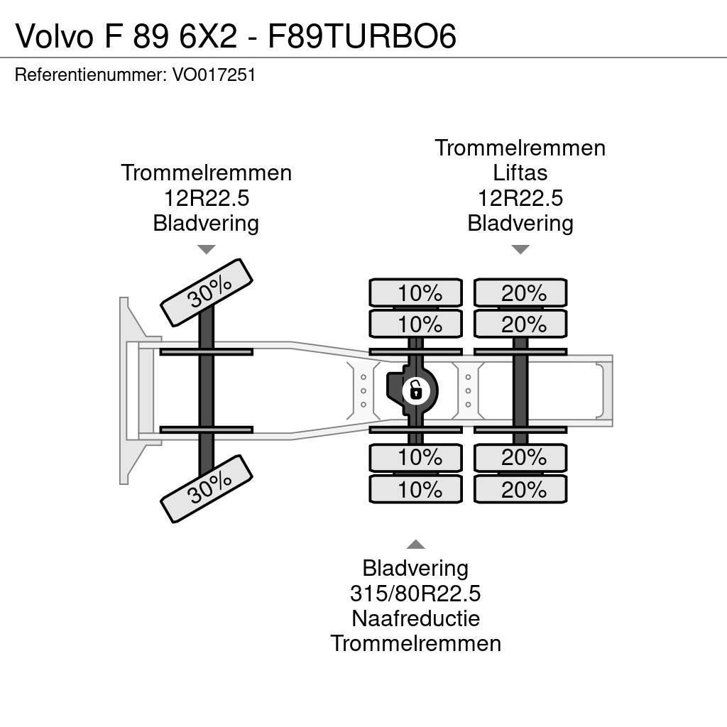 Volvo F 89 6X2 - F89TURBO6 Tractor Units