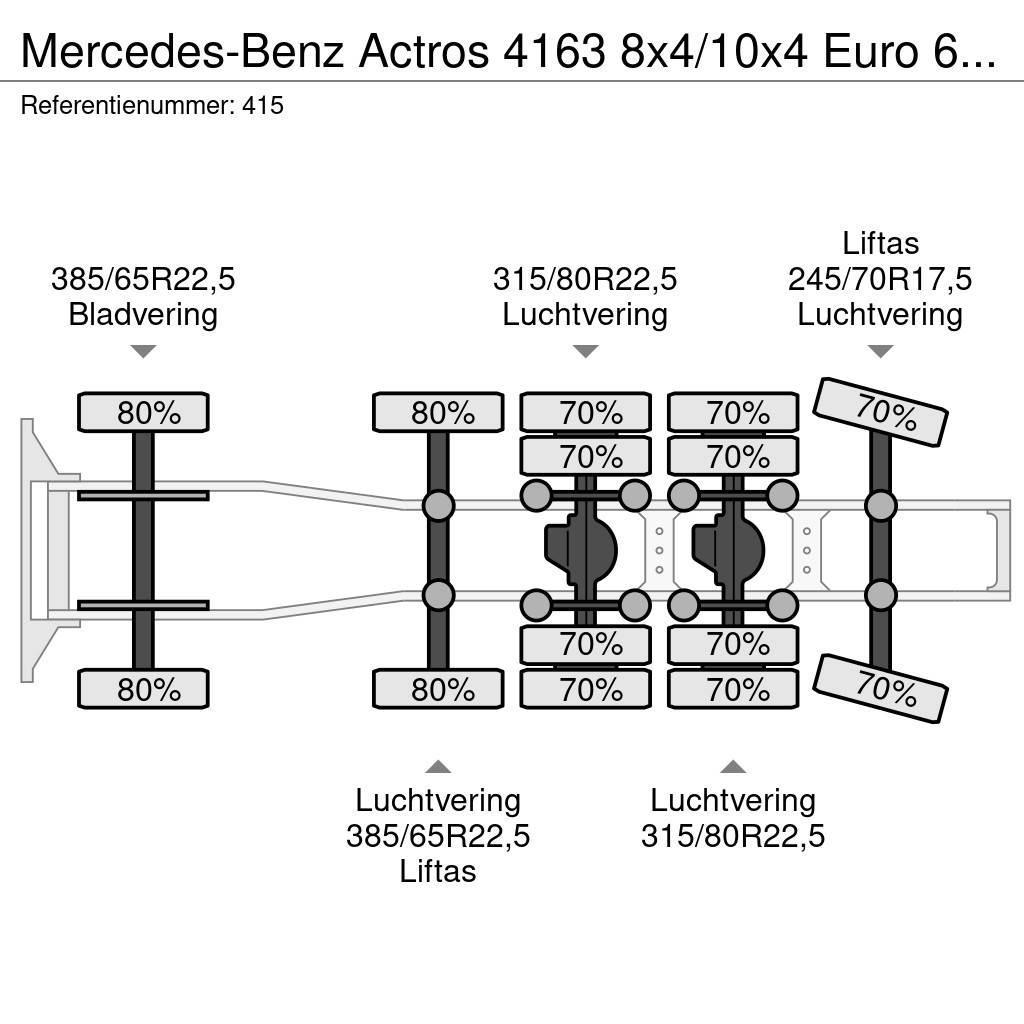 Mercedes-Benz Actros 4163 8x4/10x4 Euro 6 Titan Andockanhanger H Tractor Units