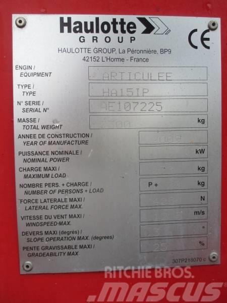 Haulotte HA 15 IP Articulated boom lifts