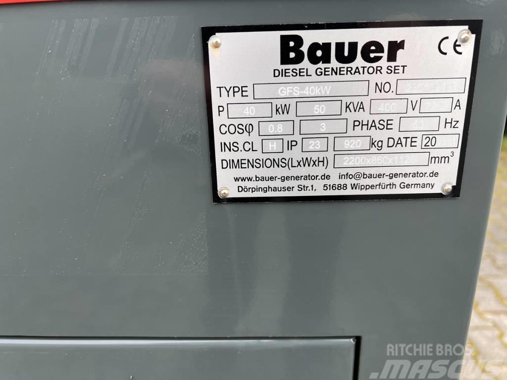 Bauer Aggregaat 50 KVA Diesel Generators
