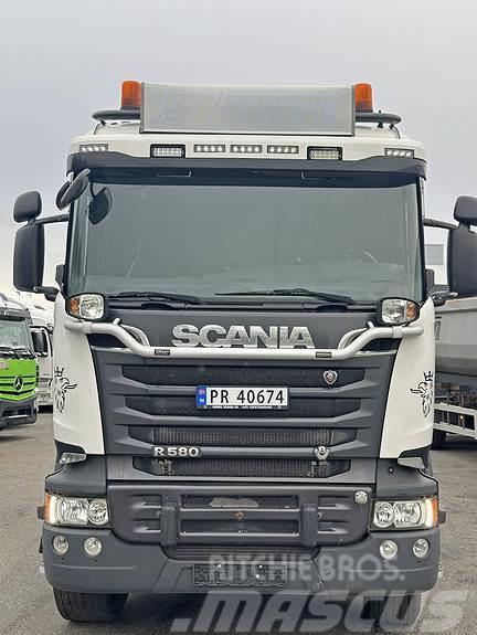 Scania R 580 tipp 3A Brøytefeste Tipper trucks