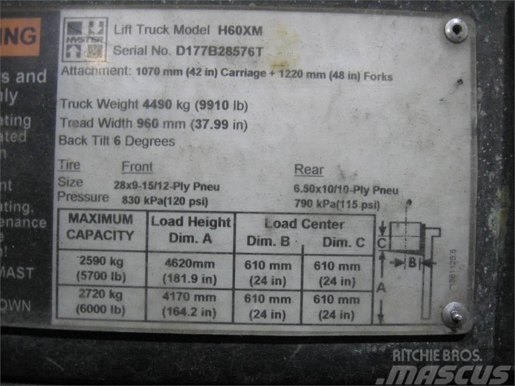 Hyster H60XM LPG trucks