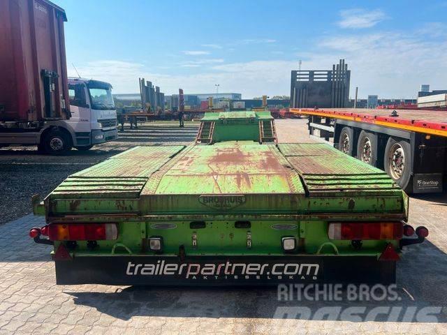 Broshuis tiefbett / ausziehbar Low loader-semi-trailers