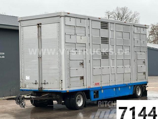 KA-BA 4.Stock Anhänger Aggregat, Tränke, Hubdach Animal transport trailers