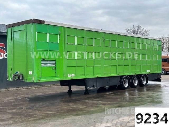 KA-BA SAT 36/135 3.Stock Viehauflieger,Hubdach Animal transport semi-trailers