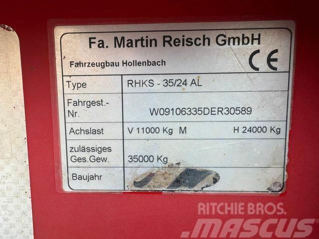 Reisch RHKS-35/24AL *Alu/Stahl Kippaufl./SAF/27m³* Tipper semi-trailers