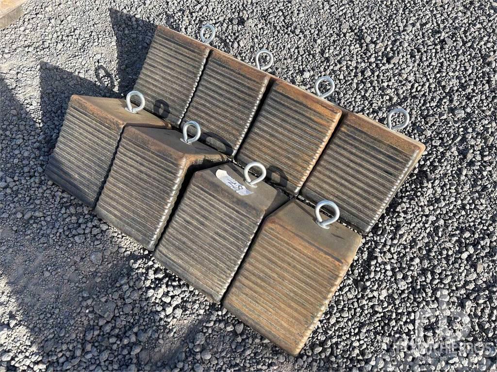 MultiQuip Quantity of (8) Wheel Chock (Un ... Other
