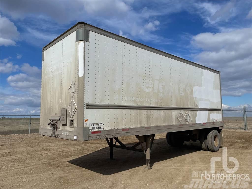 Trailmobile 28 ft x 102 in S/A Box body semi-trailers