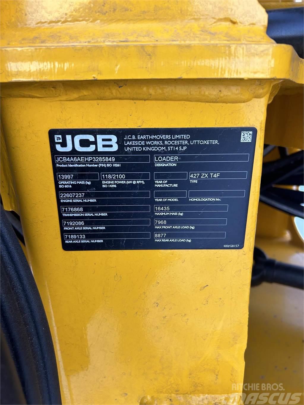 JCB 427ZX Wheel loaders