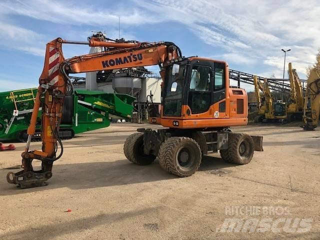 Komatsu PW148-10 Gravemaskiner på hjul
