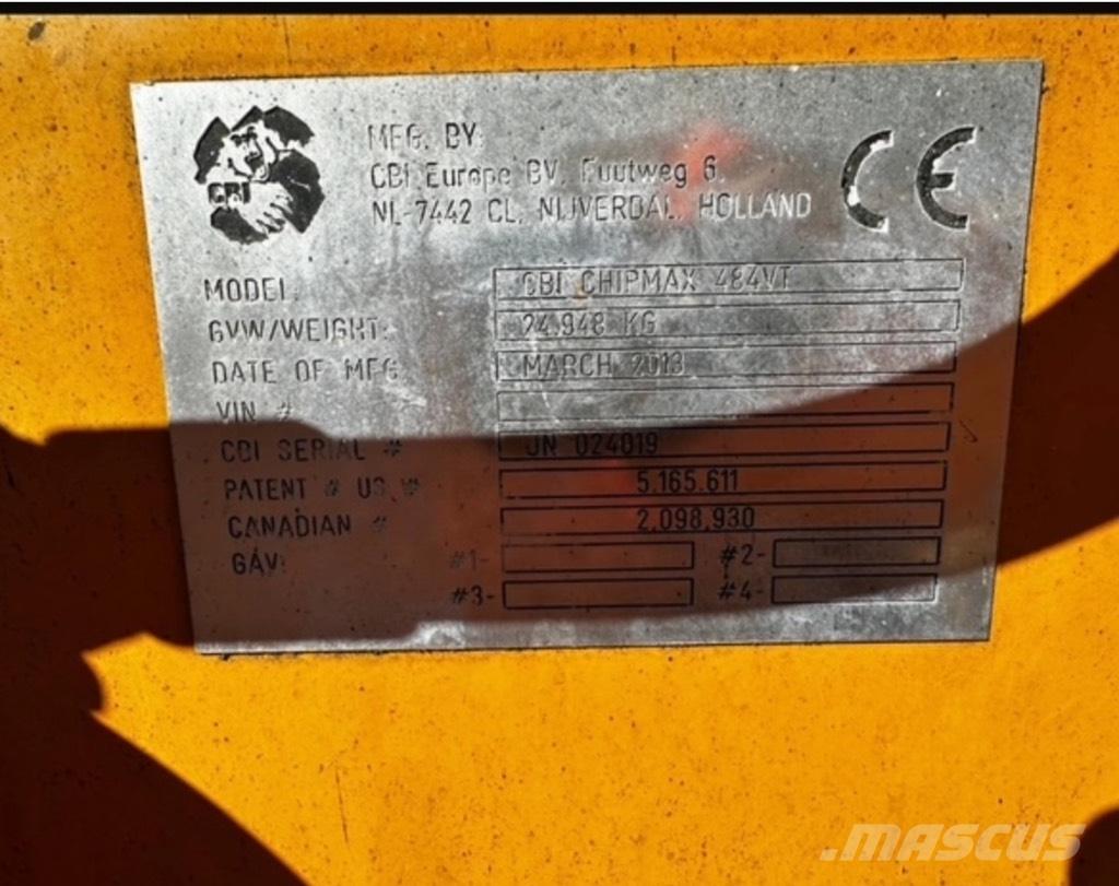CBI Chipmax 484VT Flishuggere / neddelere