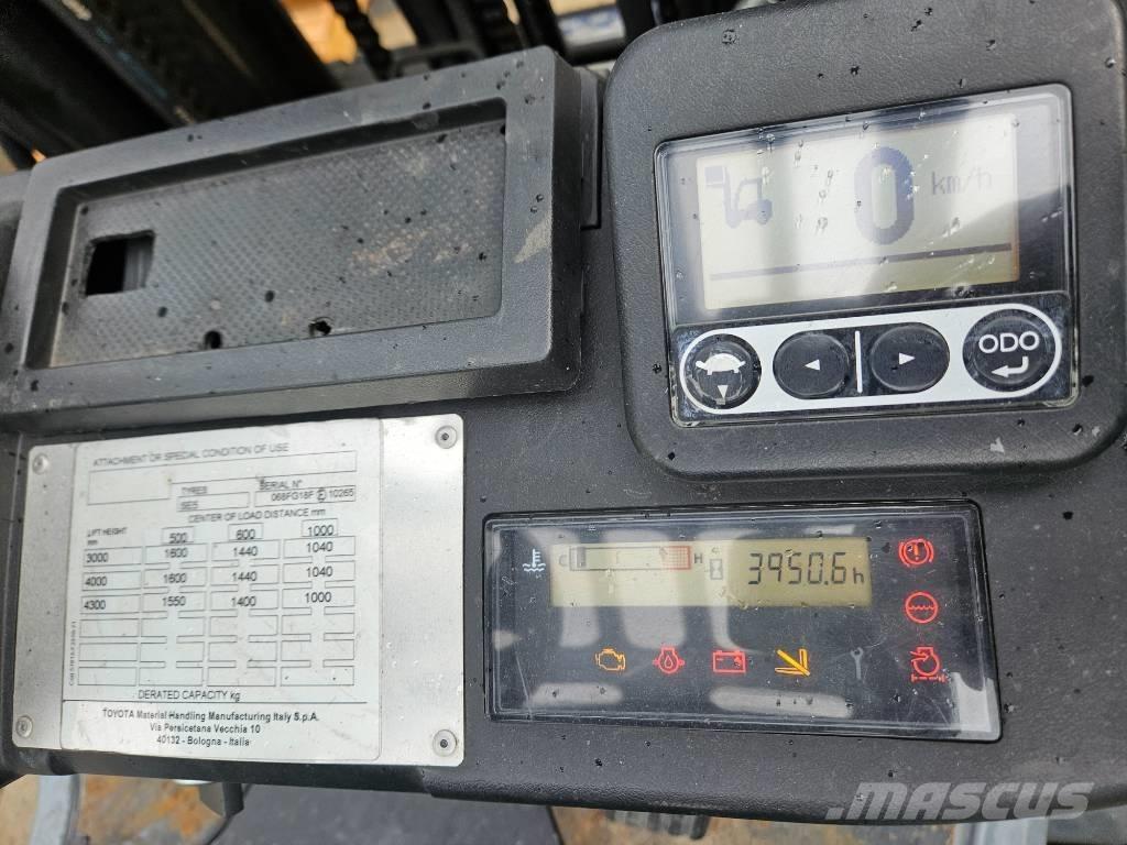 Toyota 8FGF18F LPG gaffeltrucks