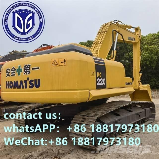 Komatsu PC220-7 Gravemaskiner på larvebånd