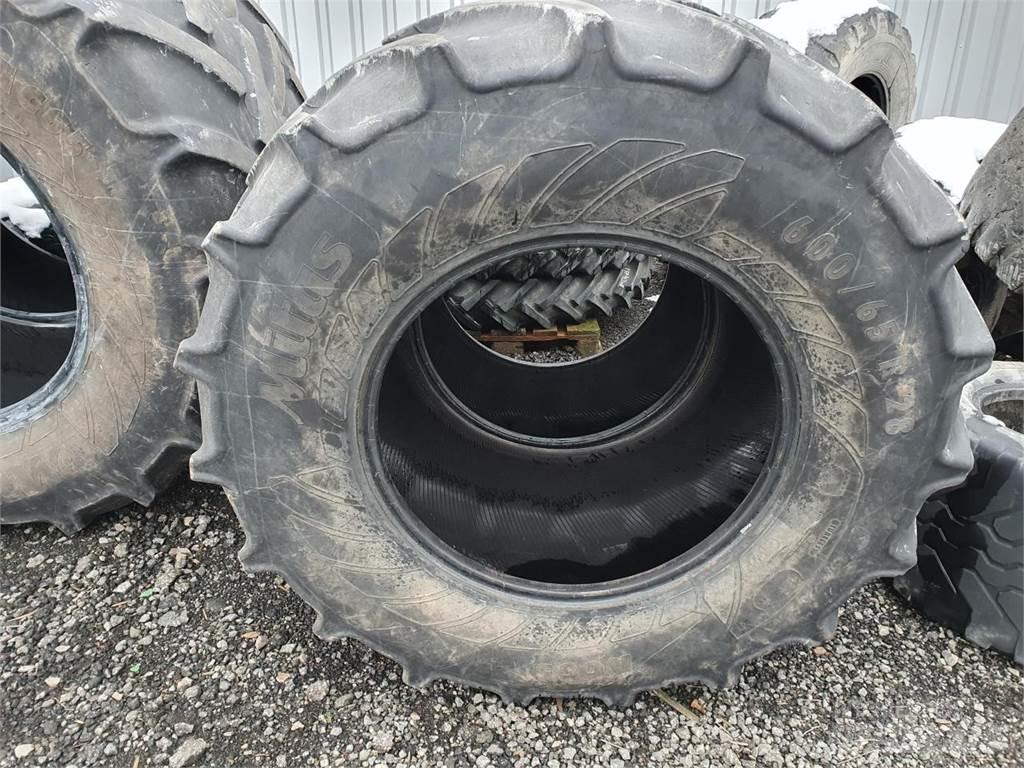 Mitas 600/65R28 x1 Hjul, Dæk og Fælge