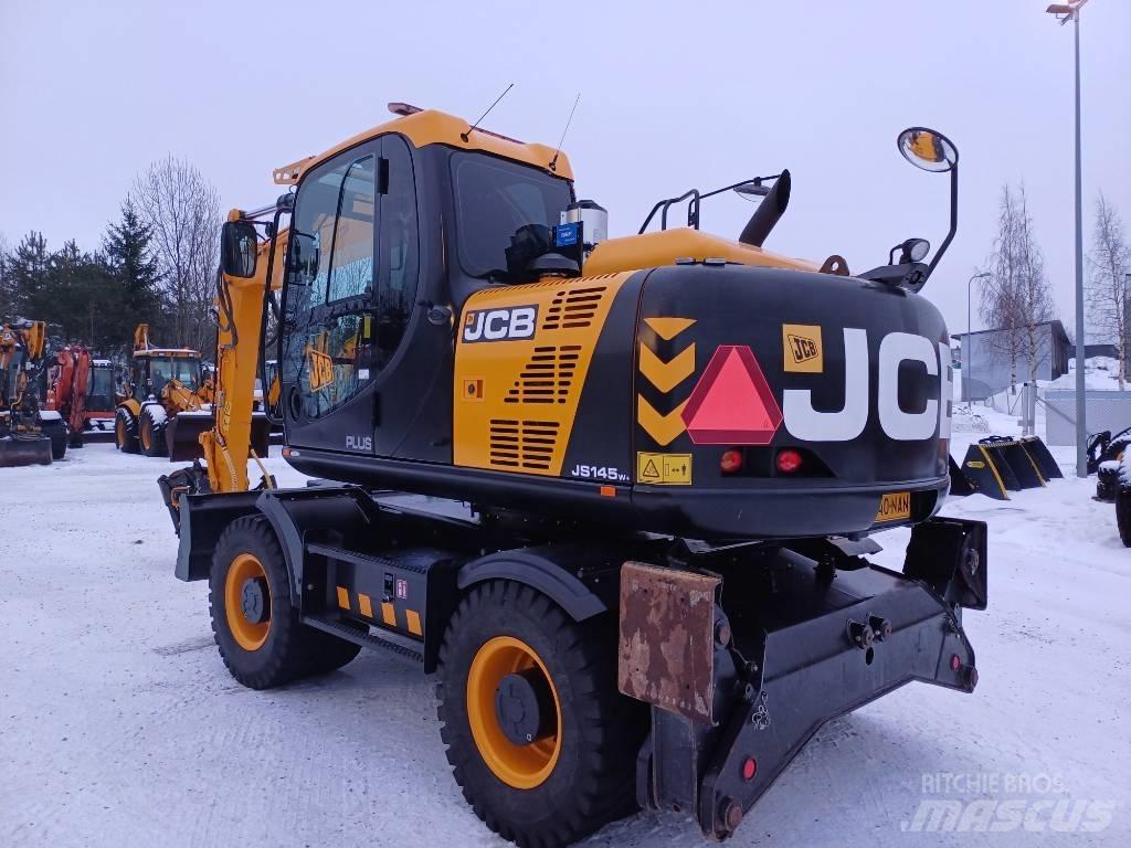 JCB JS 145 W Gravemaskiner på hjul