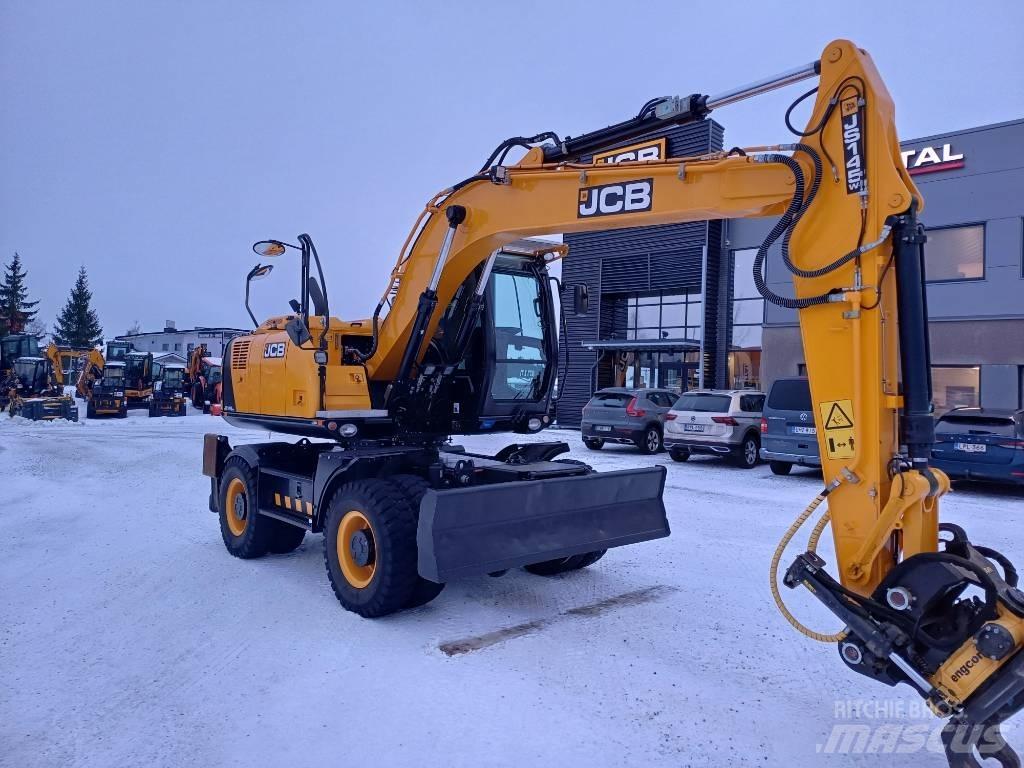JCB JS 145 W Gravemaskiner på hjul