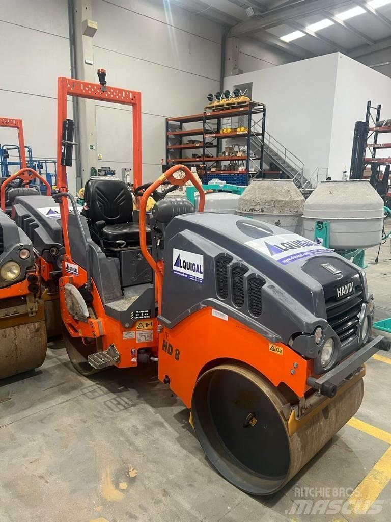 Hamm HD 8 VV Tvilling tromle