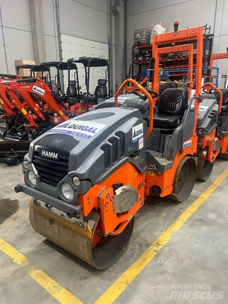 Hamm HD 8 VV Tvilling tromle