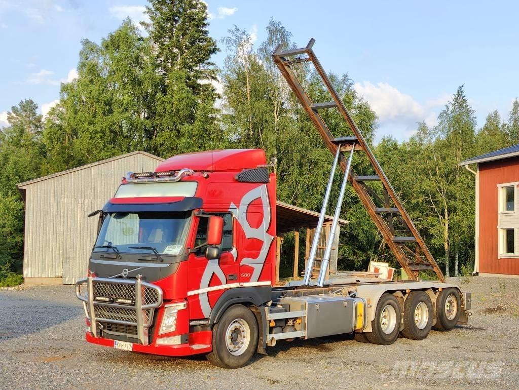 Volvo FM 500 Lastbiler med containerramme / veksellad