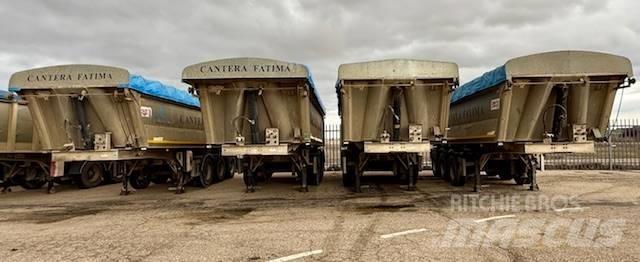 Benalu áridos Semi-trailer med tip