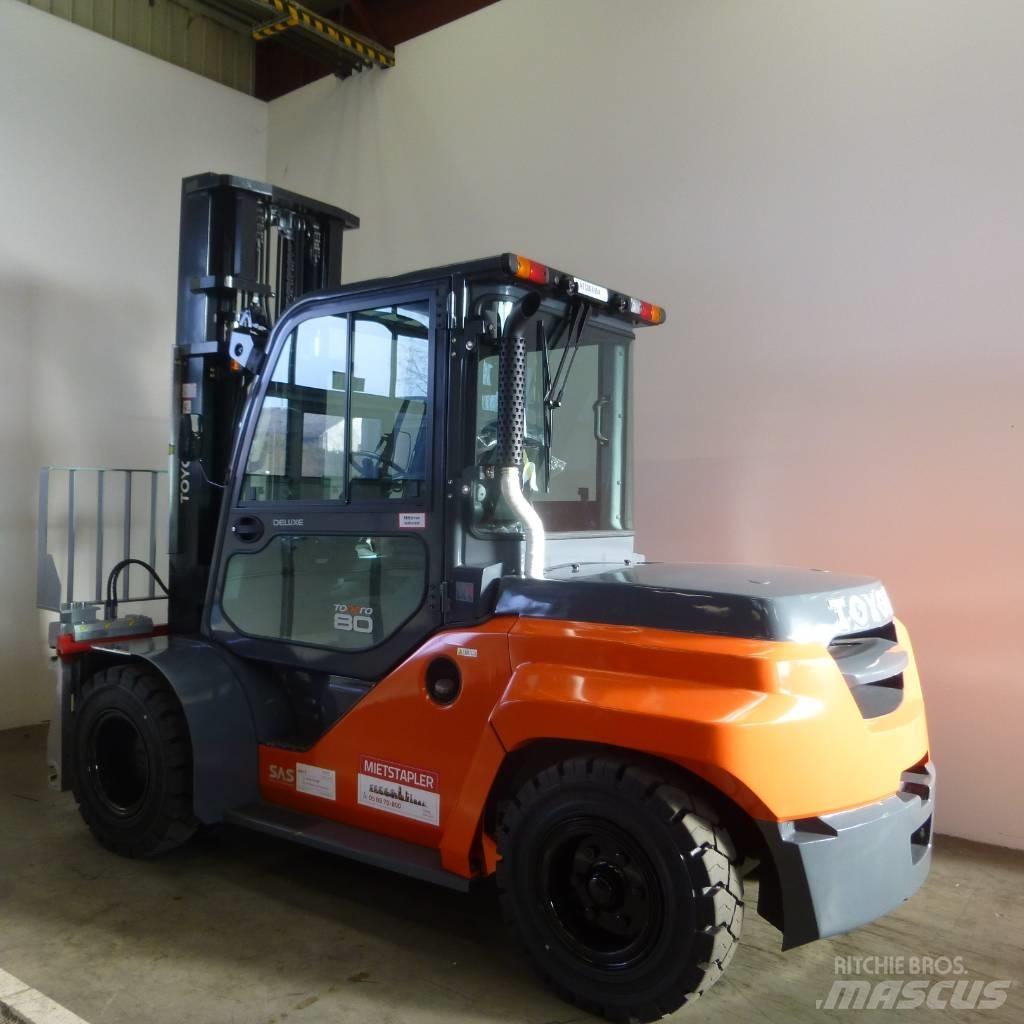 Toyota 8FD80N Diesel gaffeltrucks