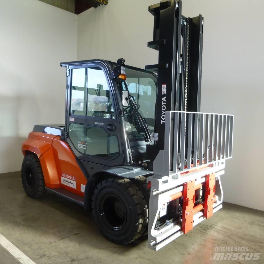 Toyota 8FD80N Diesel gaffeltrucks