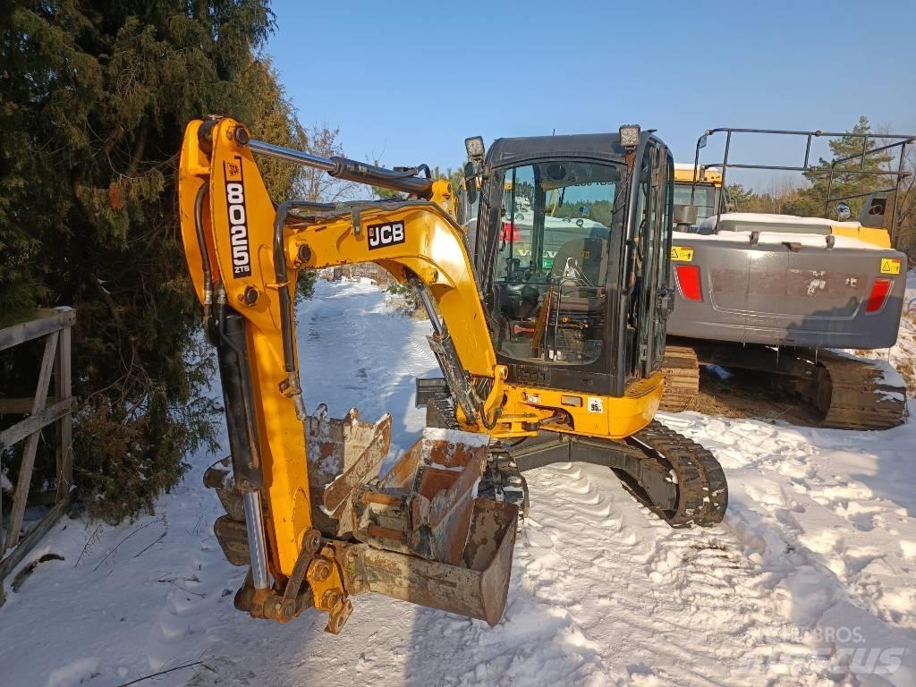 JCB 8025 ZTS Gravemaskiner på larvebånd