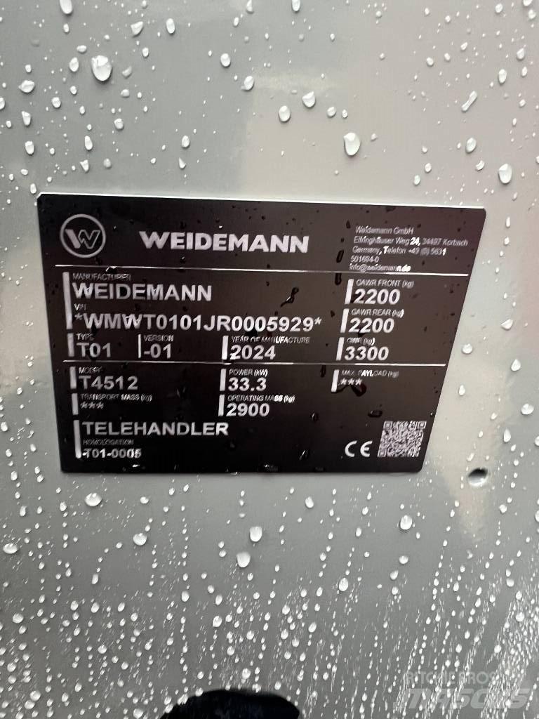 Weidemann 4512 Teleskoplæssere til landbrug
