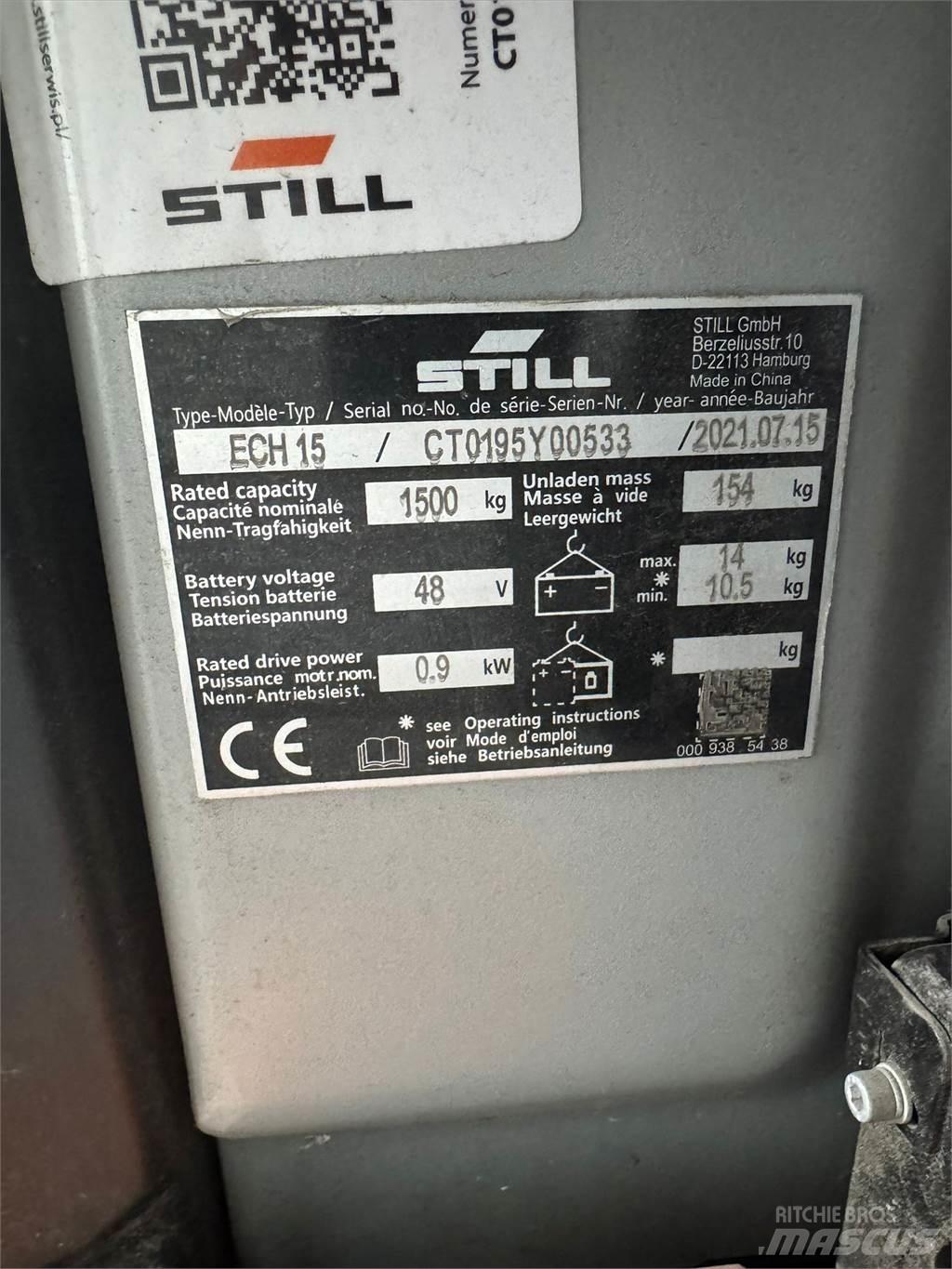 Still ECH 15 El-palleløftere