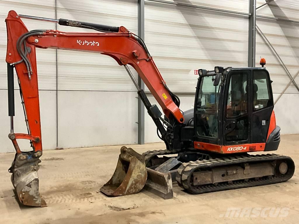 Kubota KX 080-4 Midi-gravemaskiner 7t - 12t