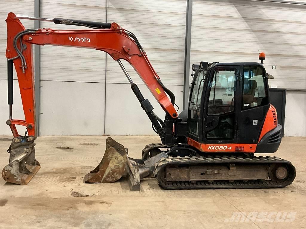 Kubota KX 080-4 Midi-gravemaskiner 7t - 12t